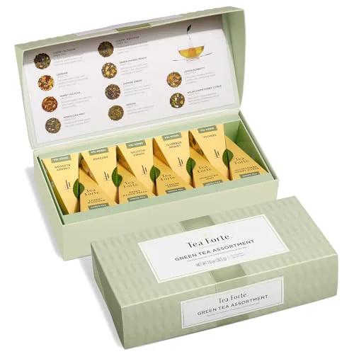 Refined Tea Sampler 10 Pyramid Infuser Bags 10 Count Certified