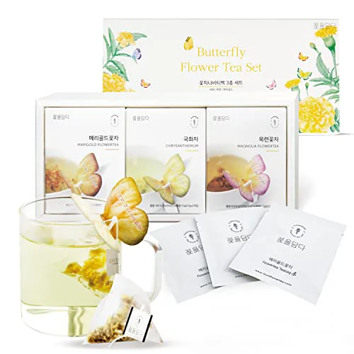 Solid Fancy Korean Tea Set Sampler Luxury