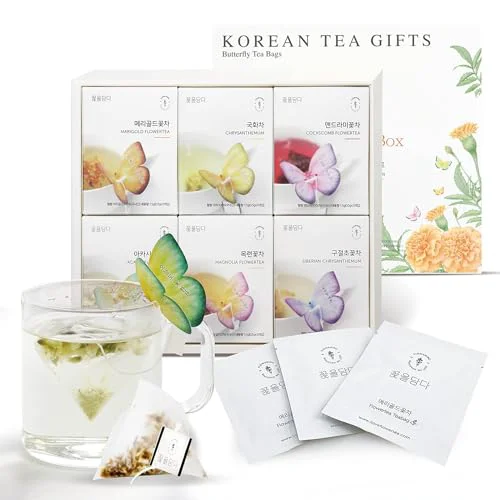 Secure Korean Tea Gift Set 18 Count Expertly Made