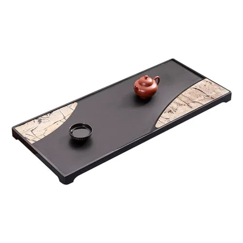 User-Friendly Tea Set Natural Whole Ebony Stone Home Office Modern Drainage Tea Table High Durable