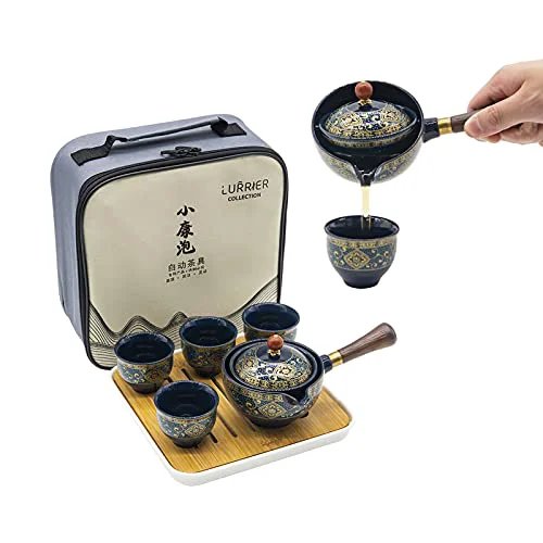 Detailed Porcelain Chinese Gongfu Tea Set Relaxed