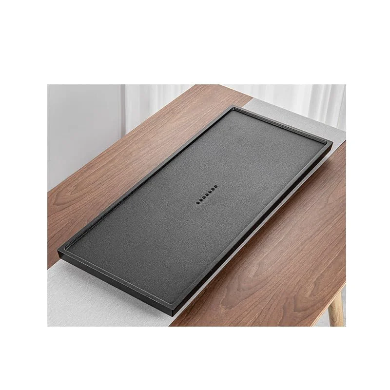Reliable Tea Set Porcelain Stone Tea Tray Home Simple Tea Table Drain Tray Superior
