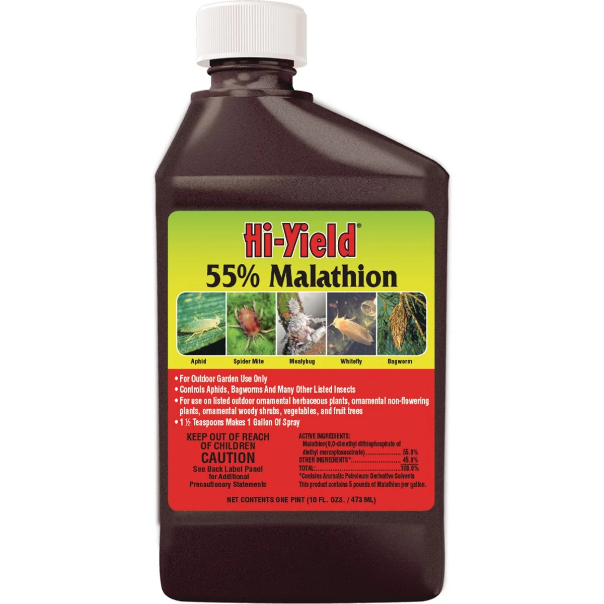 Contemporary Hi-Yield 16 Oz. Concentrate Malathion Insect Killer Flexible