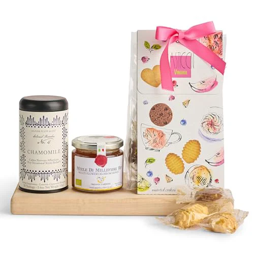 Easy-to-Use Tea Honey Kindness Gift Basket Elite