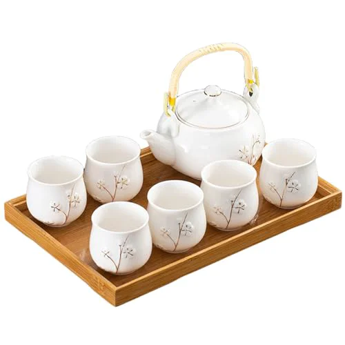 Healthy Japanese Porcelain Gongfu Tea Set Convenient