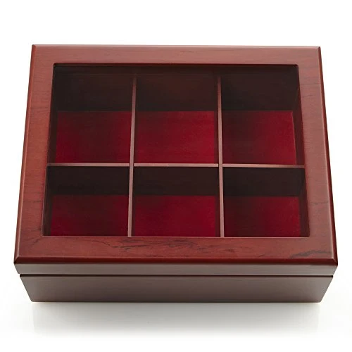 Quality Tea Box Luxury Wooden Tea Bag Organizer from The Apace Premier Collection Excellent