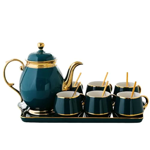 Luxury Tea Cups and Tray Set of 14 Pieces Sustainable