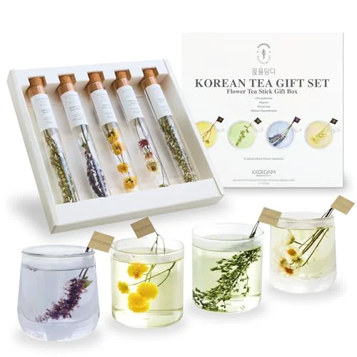 Reliable Premium Flower Korean Tea Stick Gift Set 5 Count Next-Generation