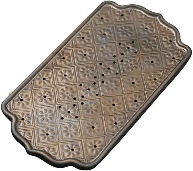Flexible Tea Set Chinese Style Ceramic Dry Tea Table Household Tea Tray Small Water Storage Tea Tray Tea Room Tea Tray Retro Chinese Tea Set Classic