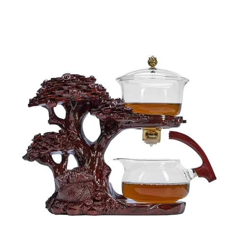 Consistent Glass Teapot Set with Infuser Semi Automatic Tea Set Teapot Comfortable