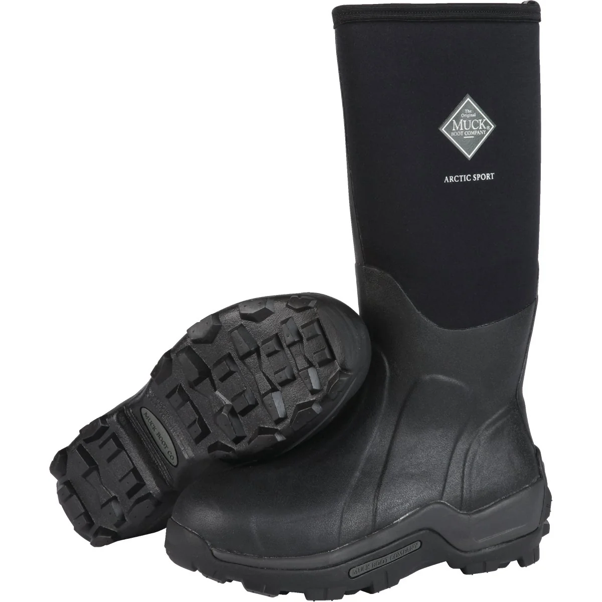 Efficient Muck Arctic Sport Men’s Size 9 Black Hi Performance Rubber Boot High-Grade