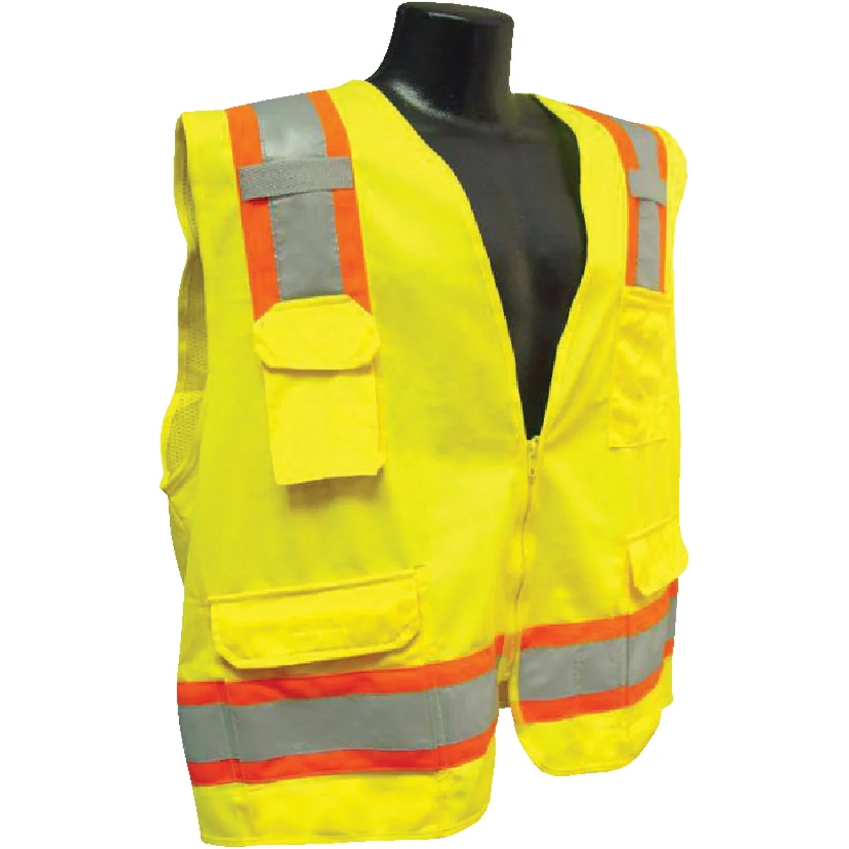 Durable Radians Rad Wear ANSI Class 2 Hi Vis Green Safety Vest XL Innovative