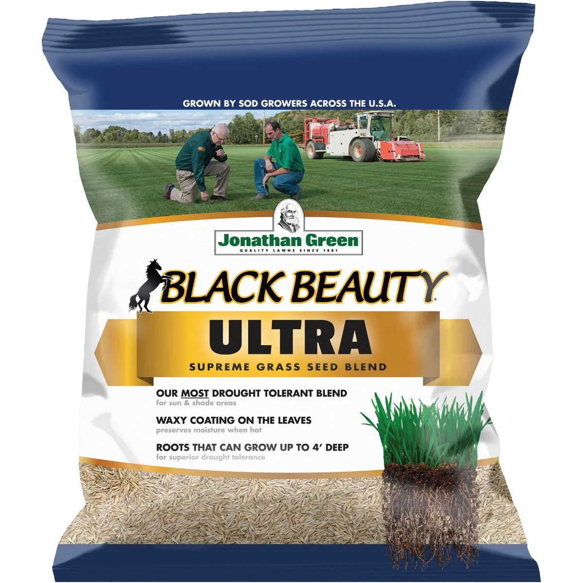 Classic Jonathan Green Black Beauty Ultra 1 Lb. 200 Sq. Ft. Coverage Tall Fescue Grass Seed Powerful