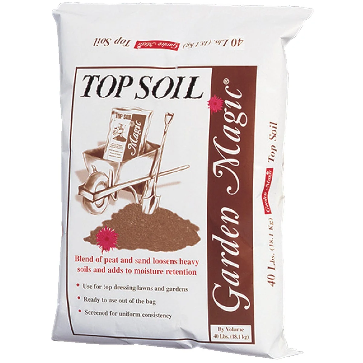 Recyclable Garden 40 Lb. All Purpose Top Soil Top-Quality