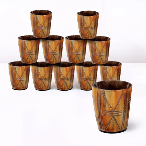 Smart Viking Horn Shot Glasses Set of 12 12 Count Expertly Made