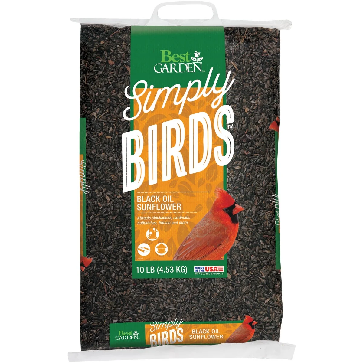 Original Garden 10 Lb. Black Oil Sunflower Wild Bird Seed Unique