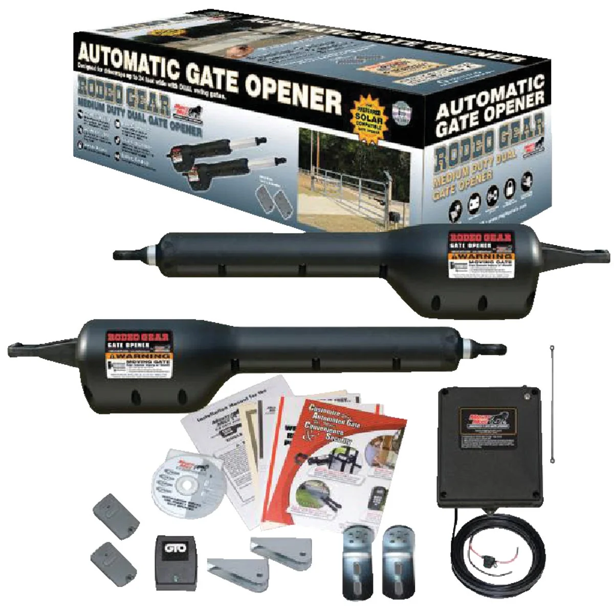 High-Performance Mighty Mule MM372W 16 Ft. 550 Lb. Smart Dual Gate Opener Kit Elite