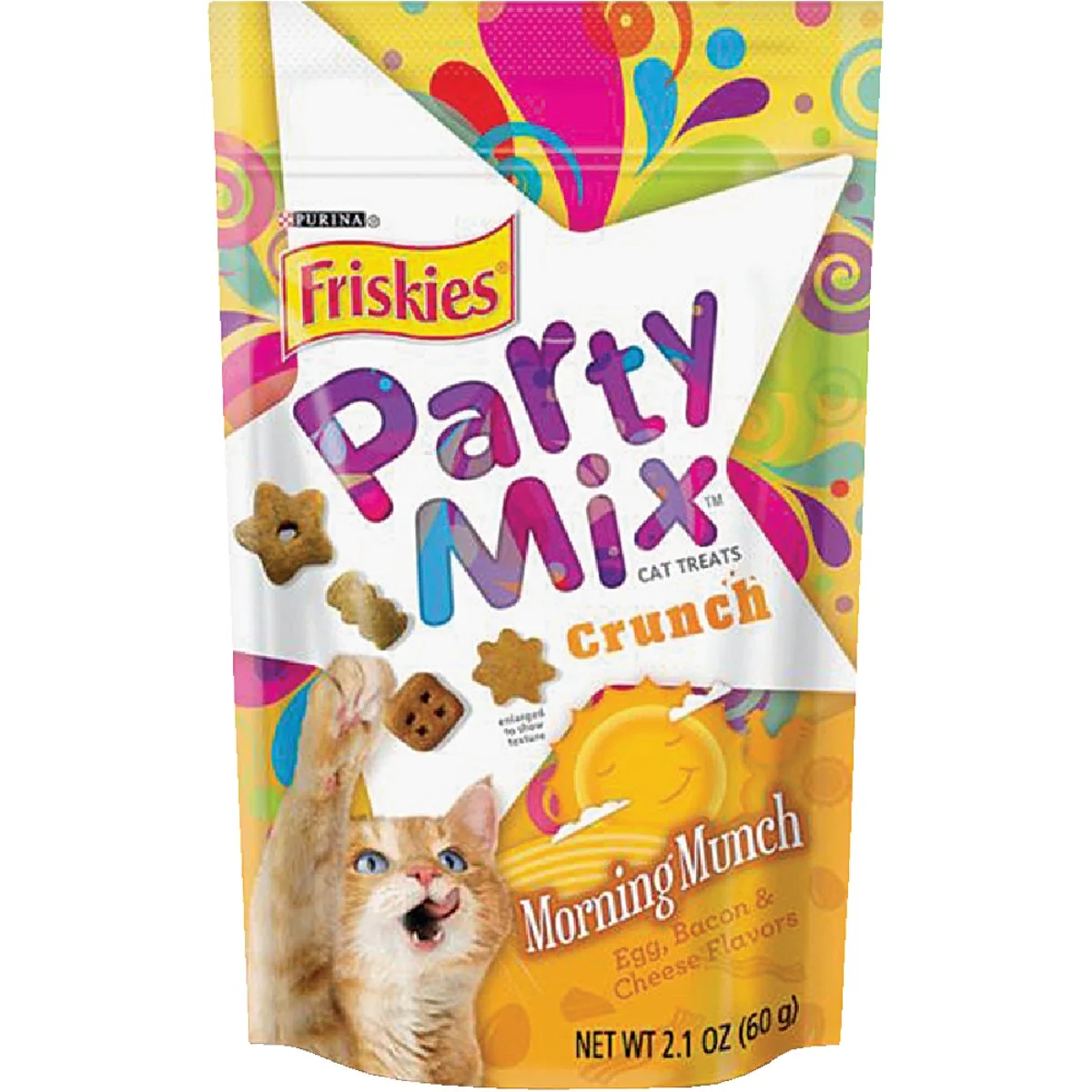 Reliable Purina Party Mix Morning Munch-Egg Bacon Cheese 2.1 Oz. Cat Treat Selected