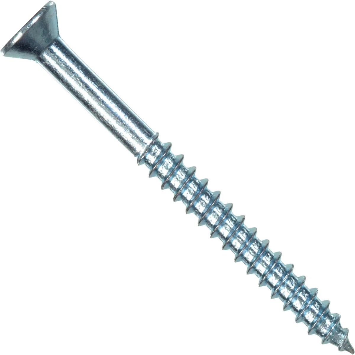 Selected Hillman 8 x 3 In. Flat Head Phillips Zinc Wood Screw 100 Ct. Fine