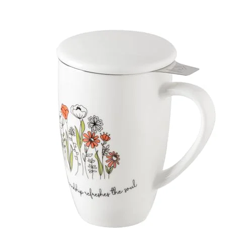 Responsible Sweejar Porcelain Tea Infuser Mug with Lid Exclusive