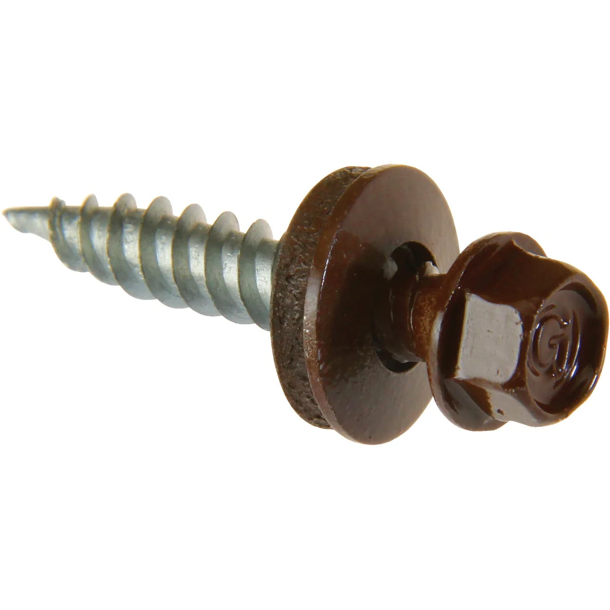 Carefully Designed Do it 9 x 2 In. Hex Washered Brown Framing Screw 250 Ct. Traditional