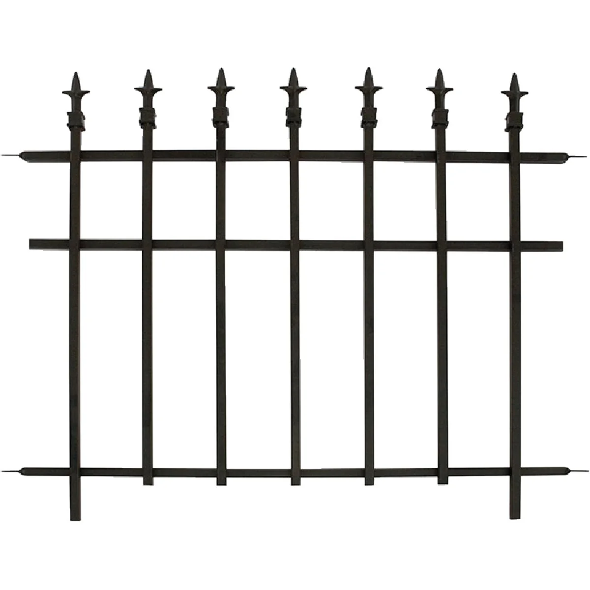 Official Panacea 30 In. H x 37 In. L Metal Decorative Border Fence Eco-Friendly