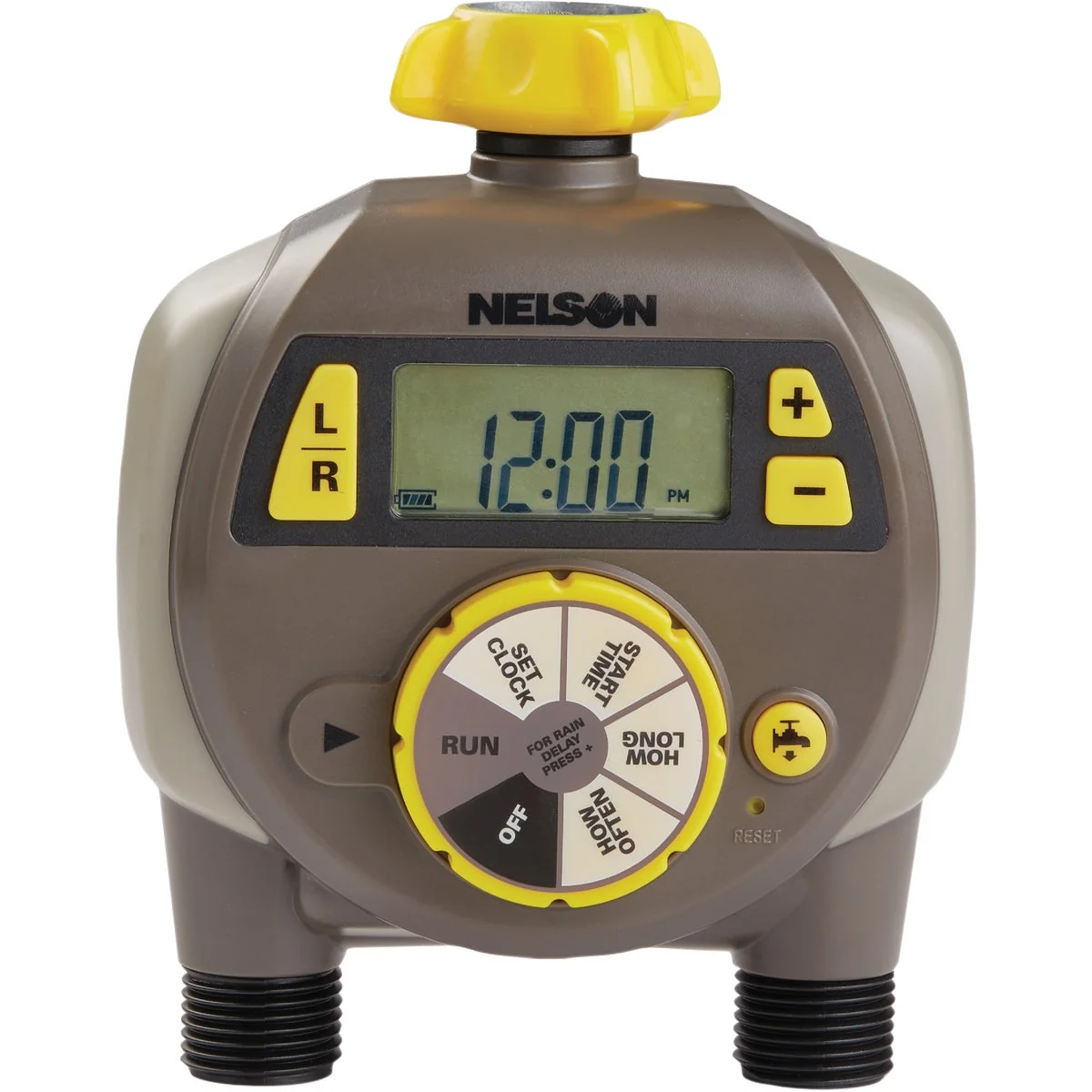 Original Design Gilmour Electronic Dual Outlet Watering Timer Pure