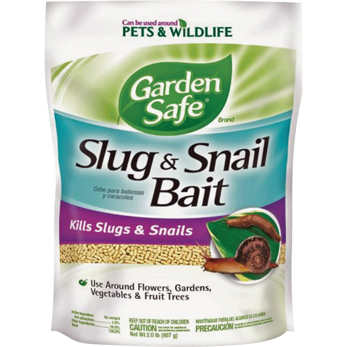 Reusable Garden Safe 2 Lb. Ready To Use Pellets Slug Snail Killer Healthy