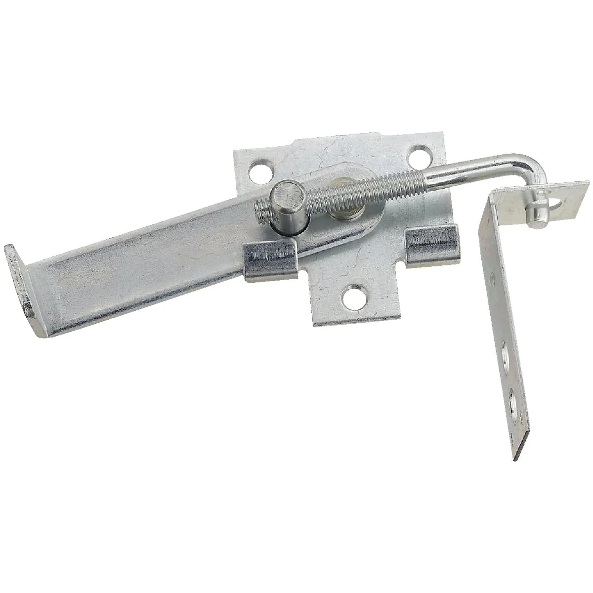 Secure National 1265 Zinc-Plated 4 In. Steel Barn Door Latch Healthy