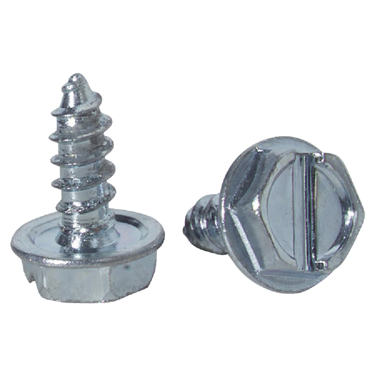 Fine Crafted Hillman 6 x 3 8 In. Slotted Hex Washer Head Zinc Sheet Metal Screw 100 Ct. Elegant