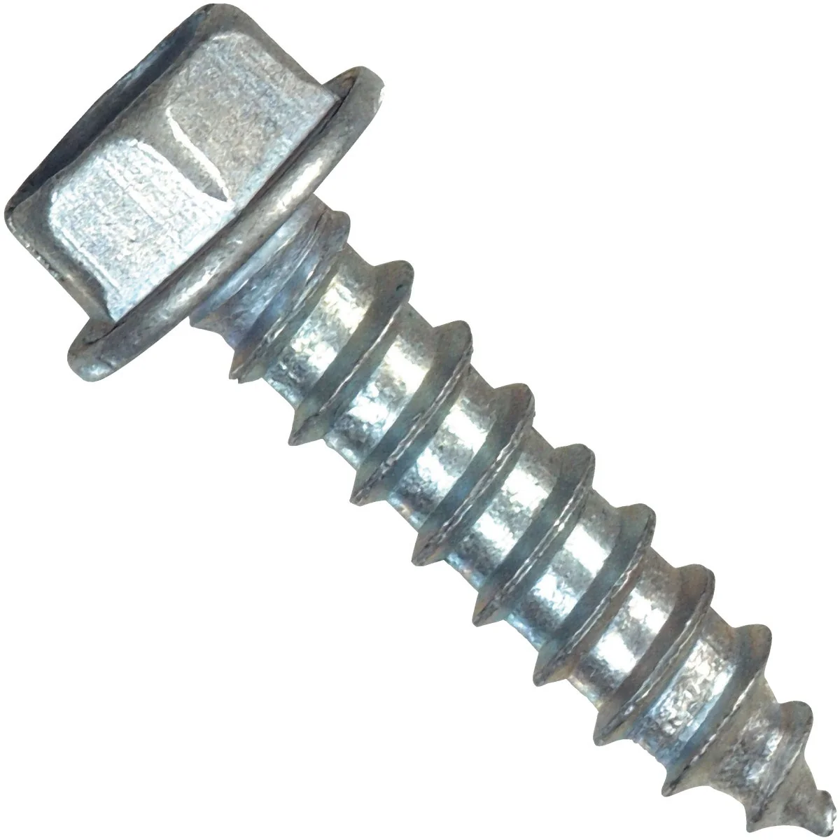 Superior Hillman 6 x 1 2 In. Slotted Hex Washer Head Zinc Sheet Metal Screw 100 Ct. Secure