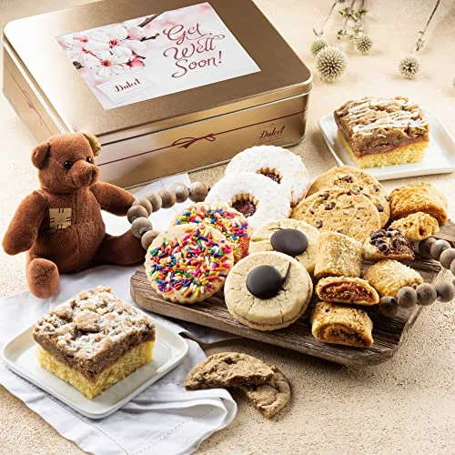 Original Design Dulcet Get Well Gift Basket Filled With A Variety of Baked Treats Exceptional