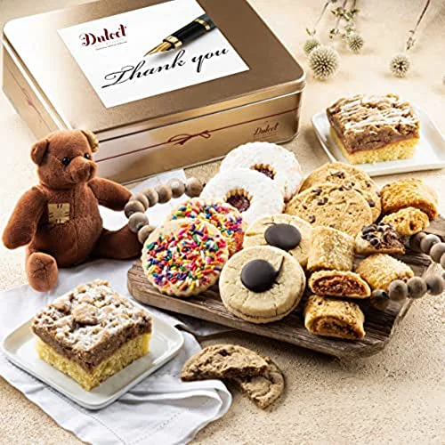 Fine Crafted Thank You Basket Gourmet Food Gift Baskets High-Quality