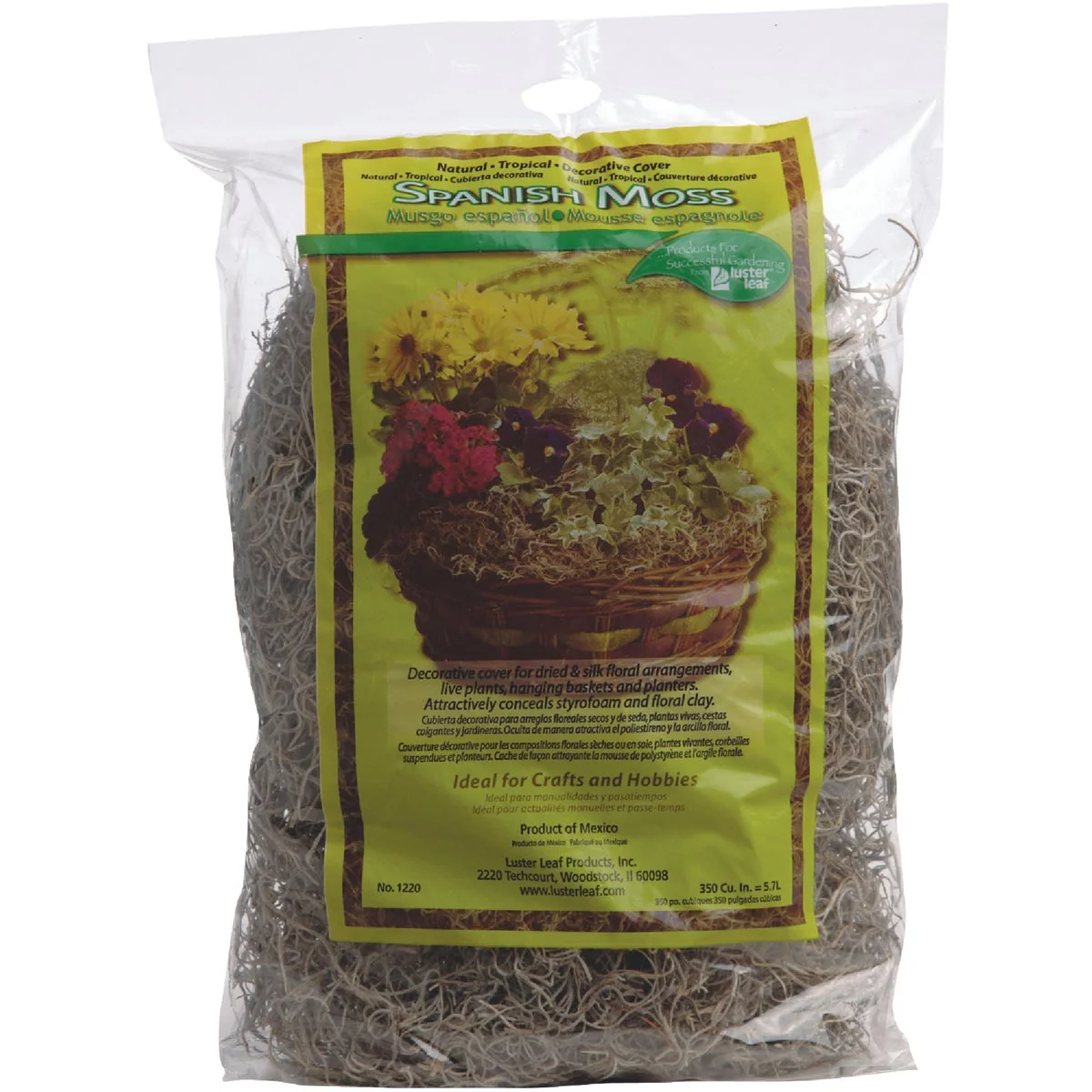 Safe Luster Leaf 350 Cu. In. Tan Spanish Moss Outstanding