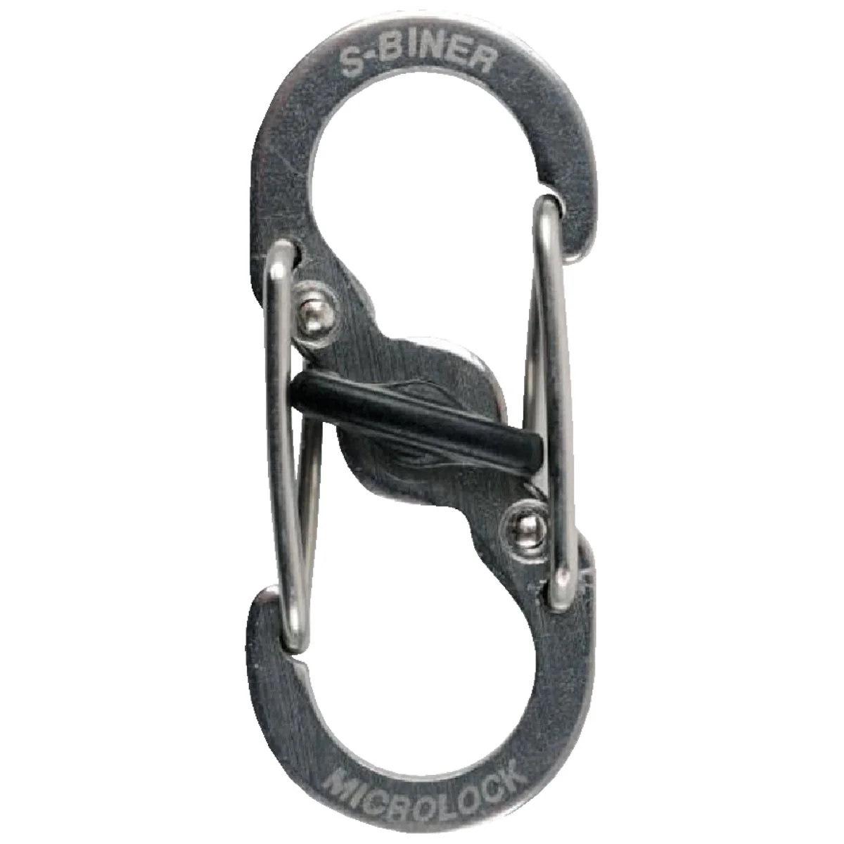 Next-Generation Nite Ize S-Biner MicroLock 3 Lb. Capacity Stainless Steel S-Clip Key Ring 2-Pack Original Design