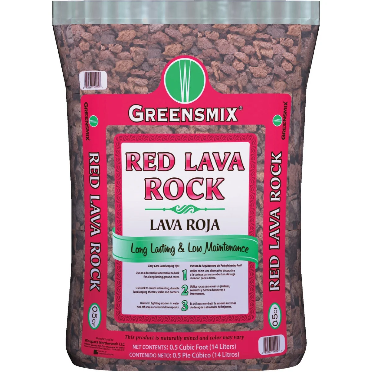 Professional Greensmix 0.5 Cu. Ft. Red Volcanic Rock 25 Lb. Optimized