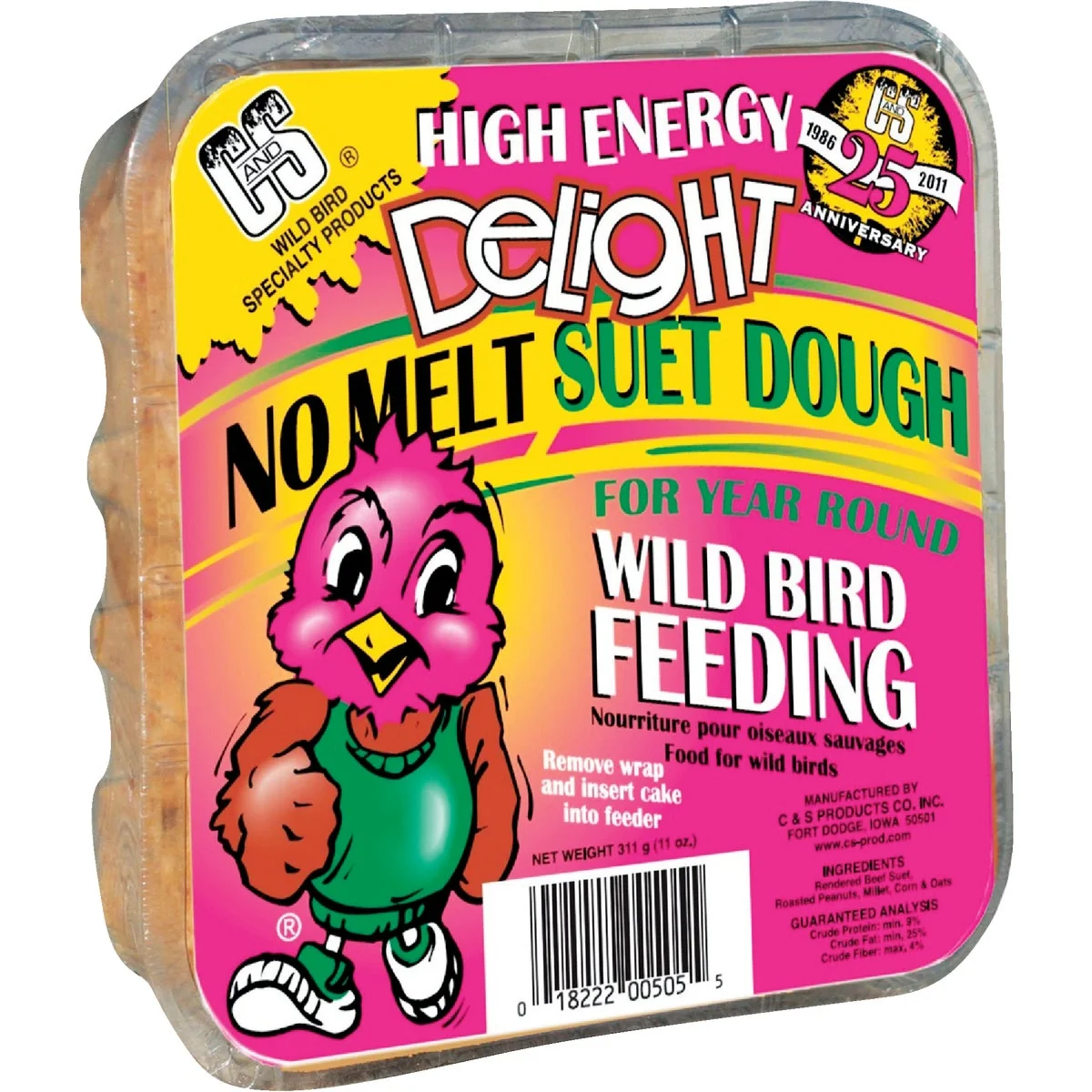 Traditional C S 11 Oz. High Energy Delight Suet Dough High-Quality