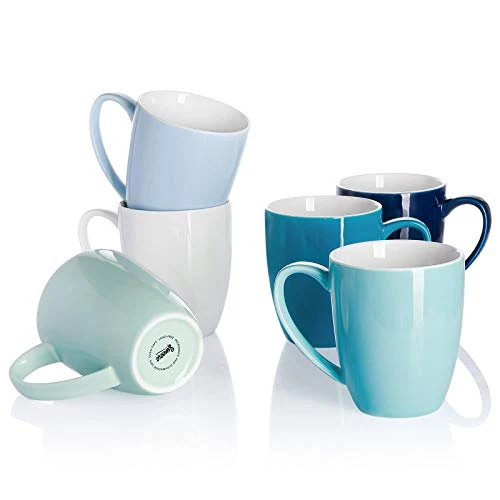 Artisan Porcelain Coffee Mugs 6 Count Dependable