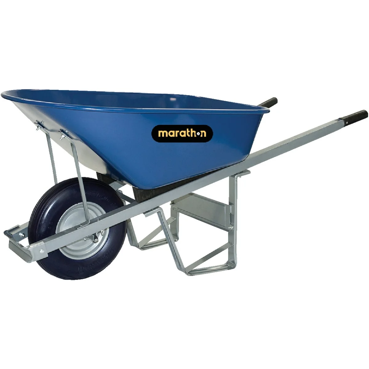 Proven Marathon 6 Cu. Ft. Steel Wheelbarrow Convenient