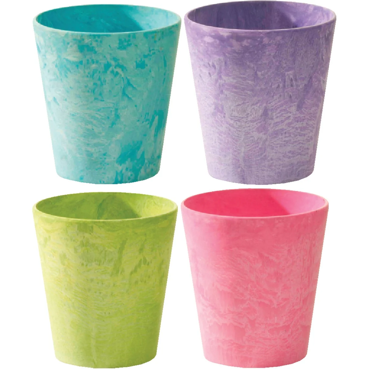 Original Design Novelty 5 in. Bright Cache Planter Assorted Colors Artisan