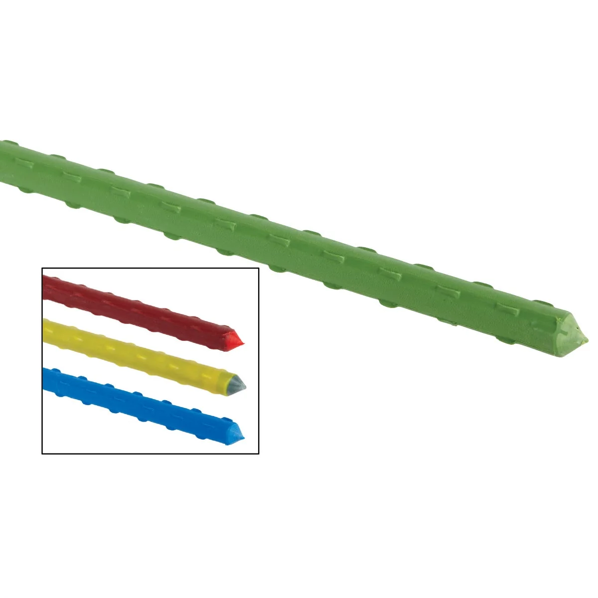 Dependable Garden 4 Ft. Colored Plastic Coated Steel Plant Stake Display Exclusive