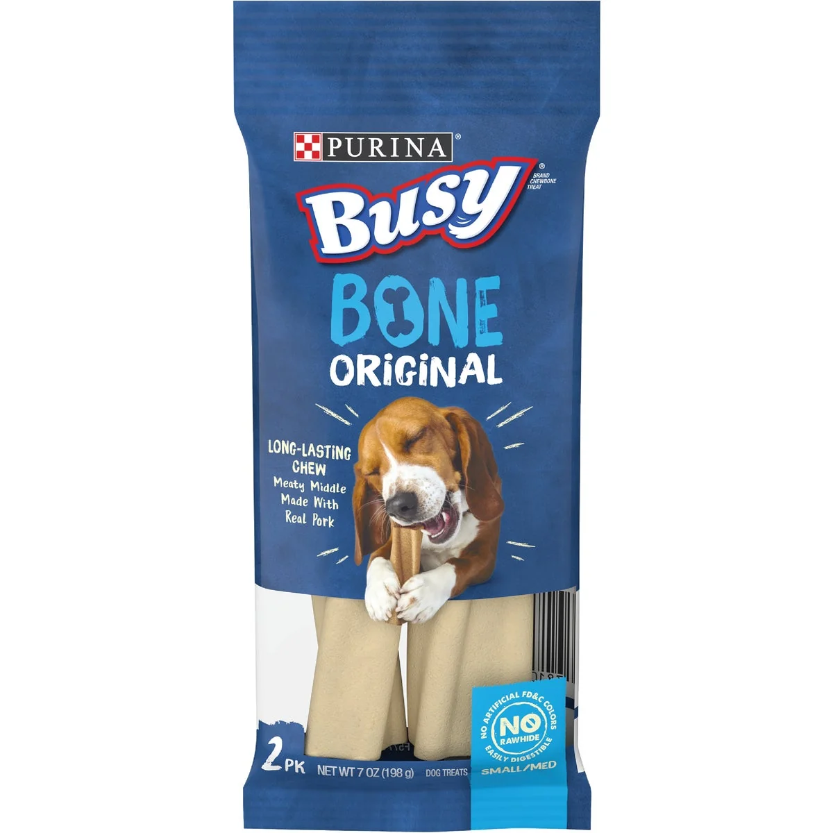 Fashionable Purina Busy Bone Small Medium Dog Meat Flavor Dental Dog Treat 2-Pack Superior