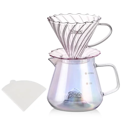 Safe Pour Over Coffee Maker Set with Dripper Size 01 Minimalist