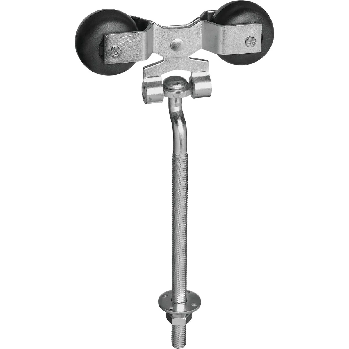 Detailed National 5302 Zinc-Plated Round Rail Offset Bolt Barn Door Hanger Unique