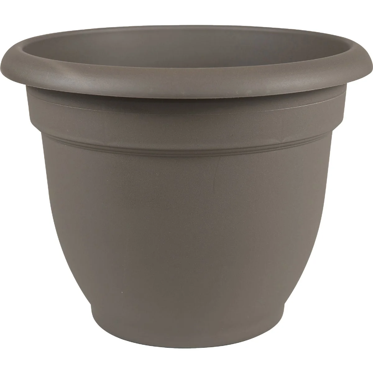 Secure Bloem Ariana 6.5 In. H. x 6 In. Dia. Plastic Self Watering Charcoal Planter Reusable