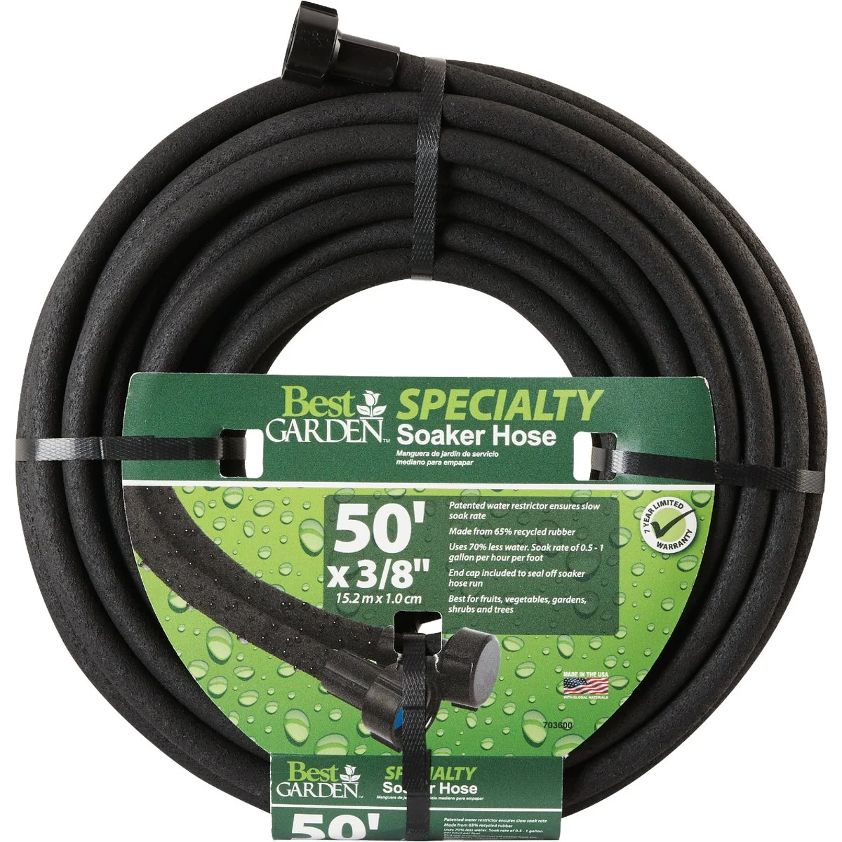 Original Garden 3 8 In. Dia. x 50 Ft. L. Soaker Hose Quality