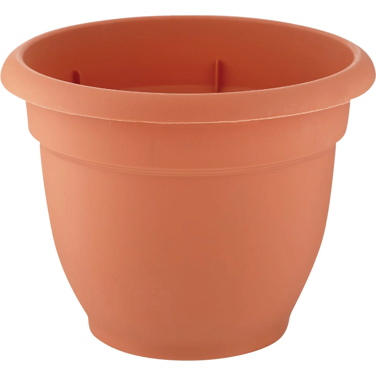 Safe Bloem Ariana 12 In. Plastic Self Watering Terracotta Planter Relaxed