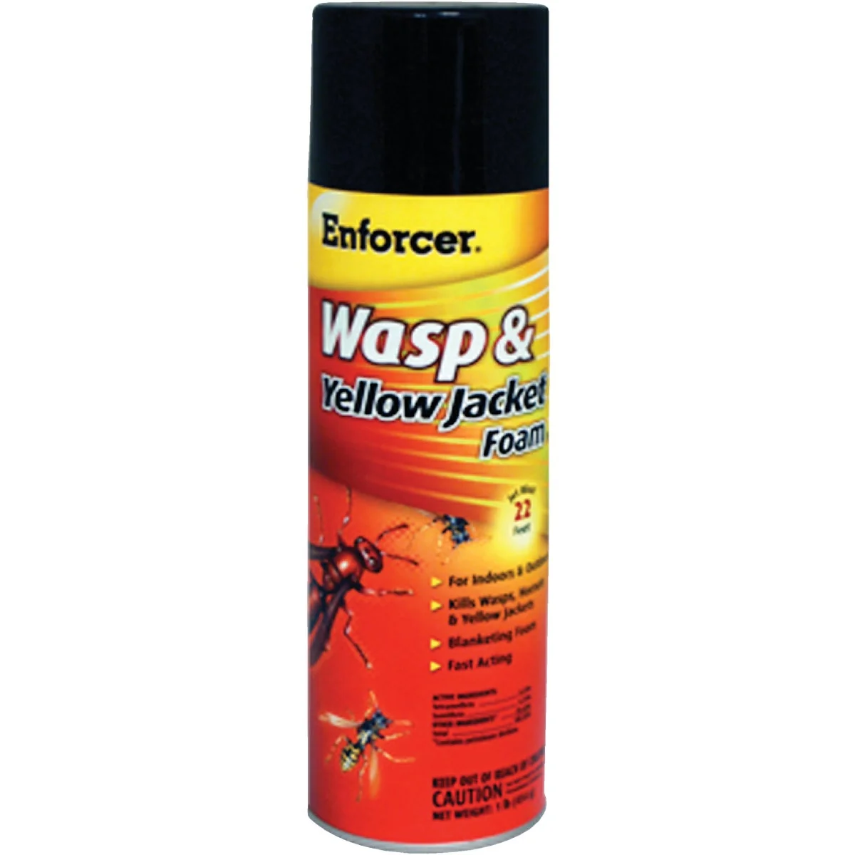 Outstanding Enforcer 16 Oz. Foaming Aerosol Spray Yellow Jacket Wasp Hornet Killer Lightweight