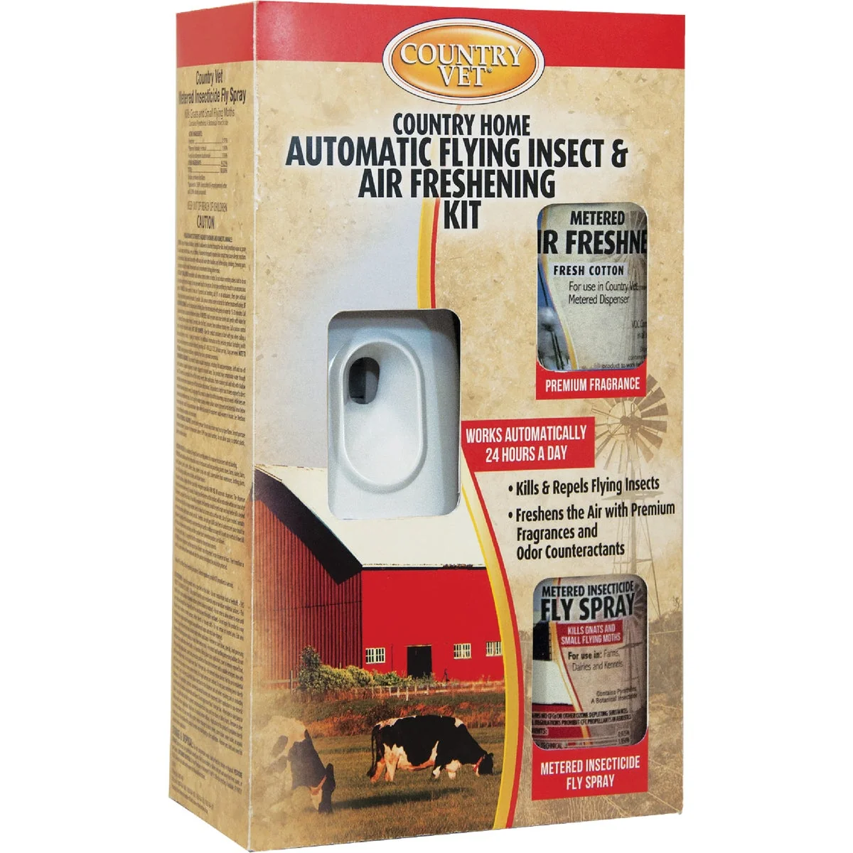 Fast Enforcer Country Vet 30-Day Flying Insect Air Freshener Kit Safe