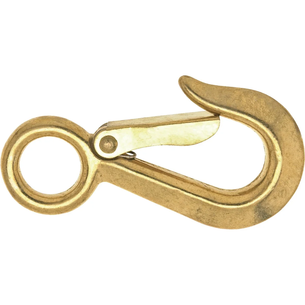 Easy-to-Use Campbell Snap Hook Round Eye 4-1 16 In. Snap Reusable
